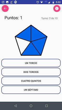 Juegos con fracciones - Screenshot 2