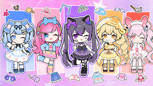 Vlinder Gacha Dressup for Kids - Screenshot 1
