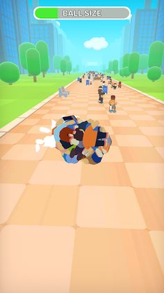 Human Ball Roller - Screenshot 1