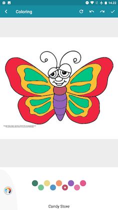 Butterfly Creation: Coloring - Screenshot 2