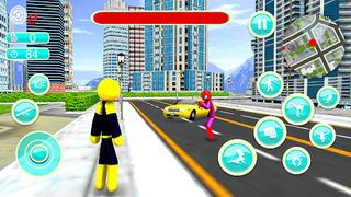 Spider Stickman Rope Hero War - Screenshot 2
