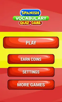 Spanish Vocabulary Quiz Game - Screenshot 1