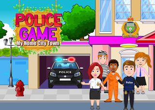 My Home City Town: Police Game - Screenshot 1