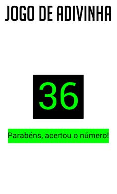 Jogo de Adivinha - Screenshot 2