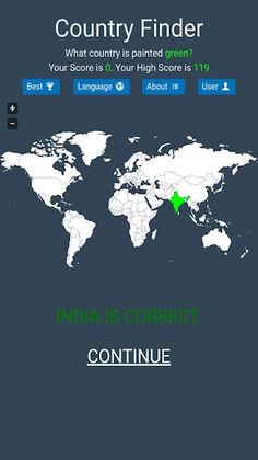 Country Finder Game - Screenshot 4