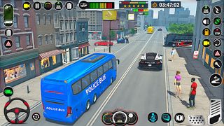 police coach- Driver Game - Screenshot 1