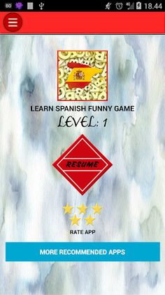 Learn spanish funny game - Screenshot 2