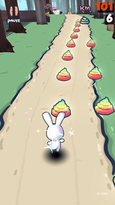 Thỏ bảy màu-the running rabbit - Screenshot 1