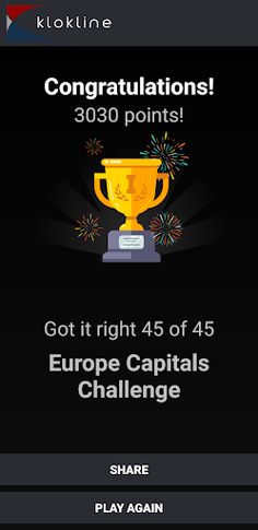 45 European Capitals Challenge - Screenshot 4
