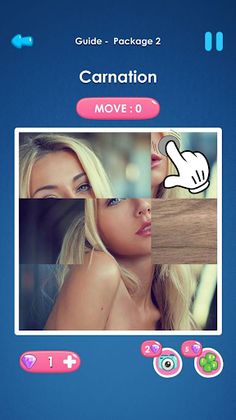 Slide picture puzzle games - Screenshot 2