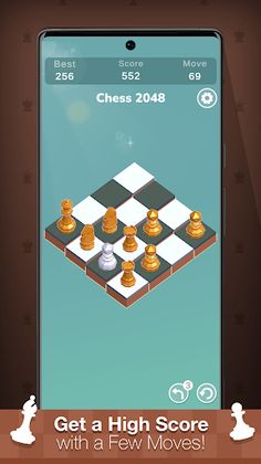 Merge Chess - 2048 - Screenshot 3