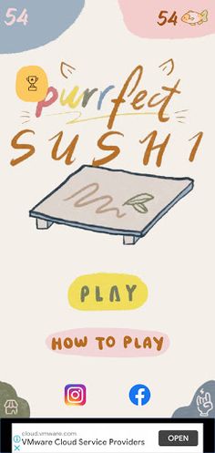 Purrfect Sushi - Screenshot 1