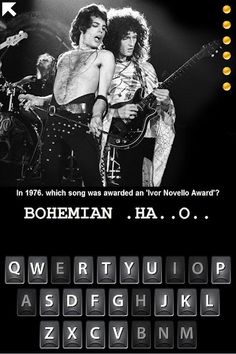 Hangman Queen Band Trivia - Screenshot 1