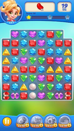Jewel crush - match 3 jewels - Screenshot 4