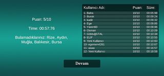 Türkiye Haritası Quiz - Screenshot 3