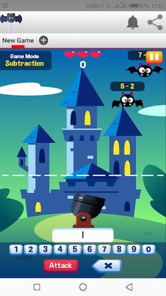 Math v Bat Game - Screenshot 3