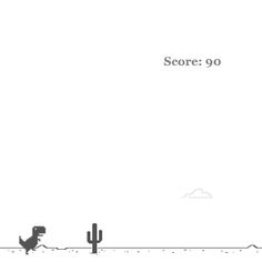 Trex Runner Game-By Yusuf - Screenshot 1