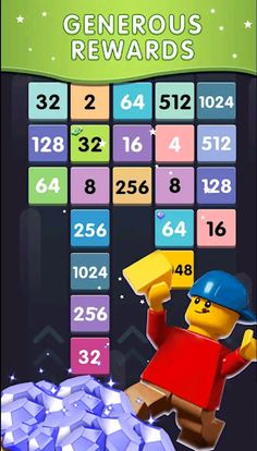 Lucky 2048 Win Big Cash Games - Screenshot 2