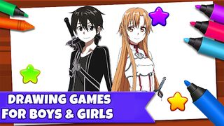 SWORD ART coloring  book - Screenshot 3