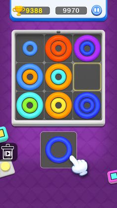 Color Rings - 3D Happy Ring Pu - Screenshot 3