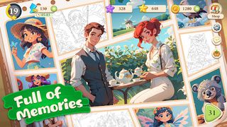 Paint Fairyland: Coloring Game - Screenshot 2