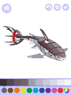 Robotic Animals Coloring Book - Screenshot 2