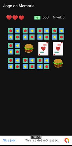 Jogo da memória - Screenshot 1