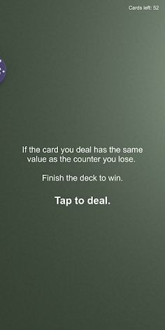 123 Card Game - Screenshot 2