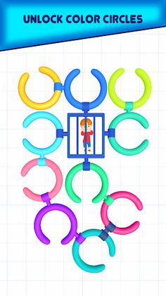 Rotate the Color Rings Puzzle - Screenshot 2