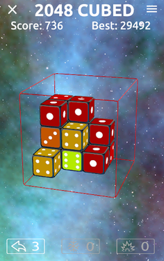 2048 CUBED - Screenshot 1
