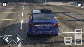 Electric Tesla X Car City Race - Screenshot 3