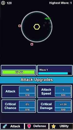 Idle TD Space Defense - Screenshot 1