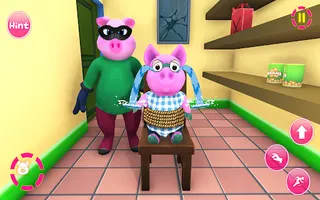 Evil Piggy Granny Piggy Escape - Screenshot 1