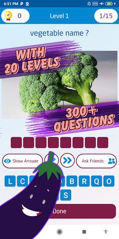 Guess the vegetable game - Screenshot 3