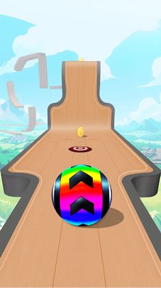 Sky Parkour Run: Ball Game - Screenshot 1