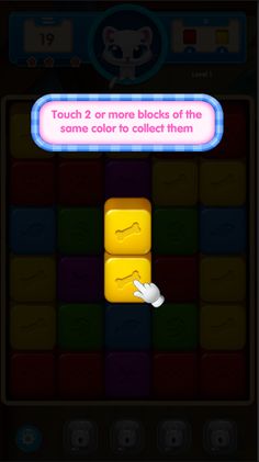 Kitty Pop Blocks - Screenshot 1