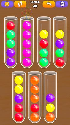 Woody Sort Ball Puzzle Game - Screenshot 1