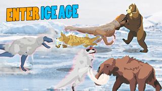 T-Rex Fights Ice Age Beasts - Screenshot 1