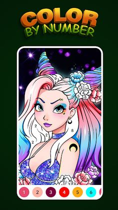 Color By Number Games Coloring - Screenshot 1