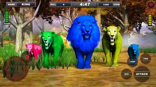 Lion vs Dinosaur Animal Simula - Screenshot 1