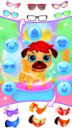 Puppy Pug at Animal Hair Salon - Screenshot 4