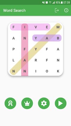Word Search Puzzle Game - Screenshot 1
