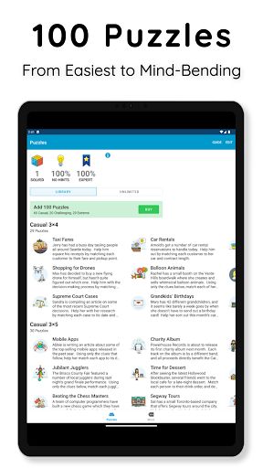 Logic Grid Puzzles: Brain Game - Screenshot 3