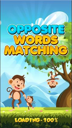 Opposite Words Matching Kids - Screenshot 1
