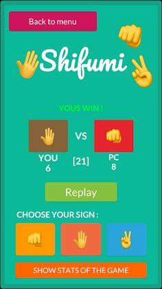 Shifumi: Rock, Paper, Scissors - Screenshot 2
