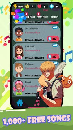 Chainsaw Man Game Piano Denji - Screenshot 3