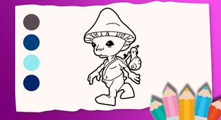 Smurf Cat шайлушай Coloring - Screenshot 1