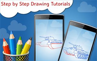 How to Draw Tanks Step by Step - Screenshot 3