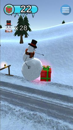Snowman Infinite Runner: Endle - Screenshot 4
