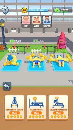 Gym Lifting Hero: Clicker - Screenshot 1